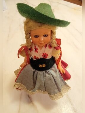 Vintage Original Schmider Trachten Doll "Kathi" Bayrisches Dirndl